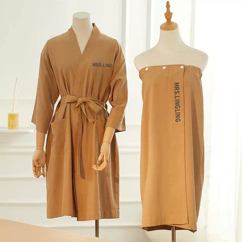 Spa Robe and Wrap Set photo 3