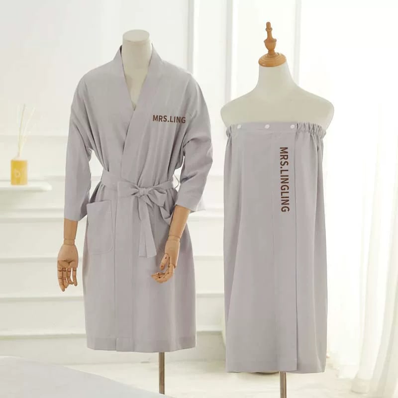 Spa Robe and Wrap Set photo 4