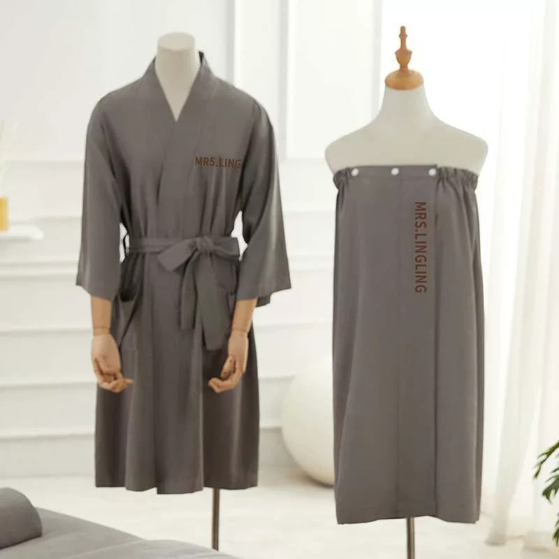 Spa Robe and Wrap Set photo 2
