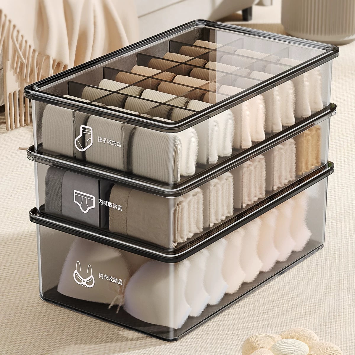 Covered Divided Clothing Organiser — Home & Furniture on G+ Market