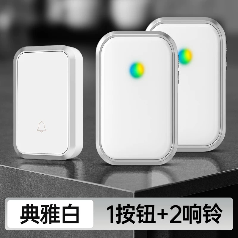 Waterproof Long-Range Wireless Door Chime Set photo 2