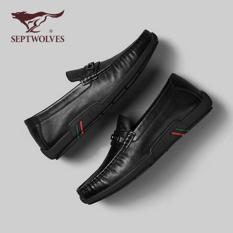 Septwolves Men's Genuine Leather Loafers photo 6