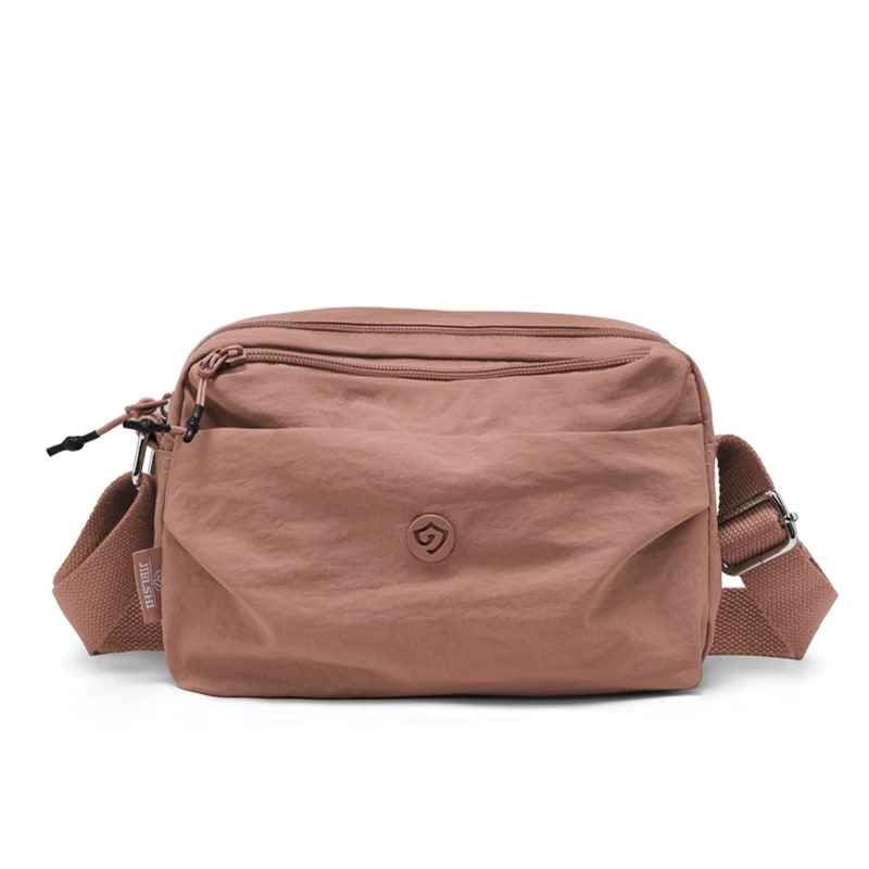 Nylon Crossbody Shoulder Bag with Multiple Compartments photo 3
