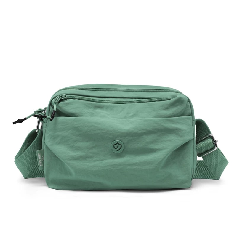 Nylon Crossbody Shoulder Bag with Multiple Compartments photo 6