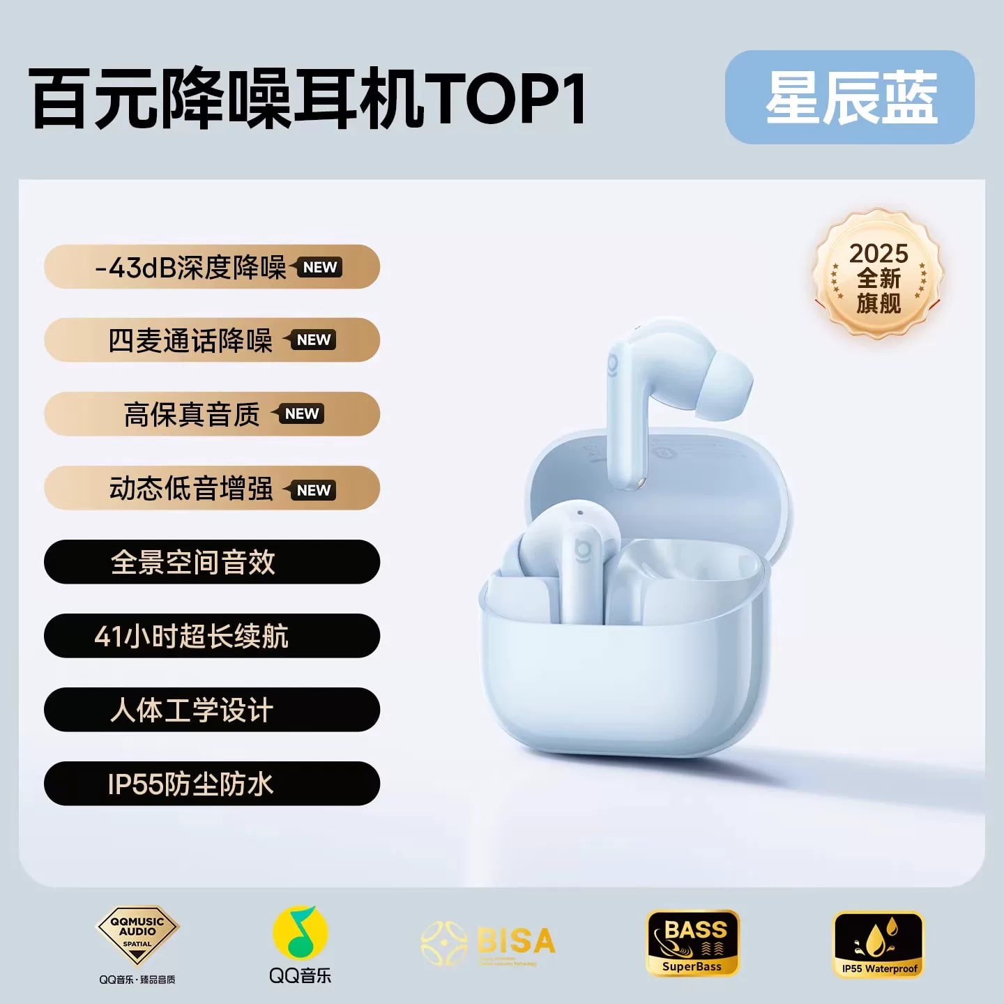 Semi-In-Ear Wireless Earbuds photo 5
