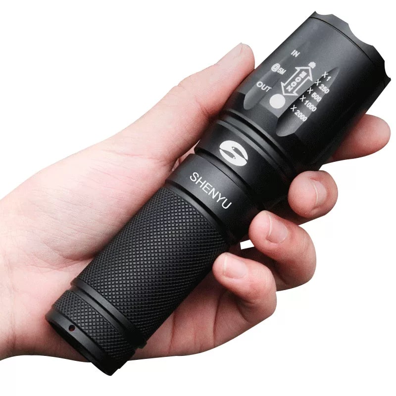 Rechargeable Aluminium LED Flashlight — All products on G+ Market