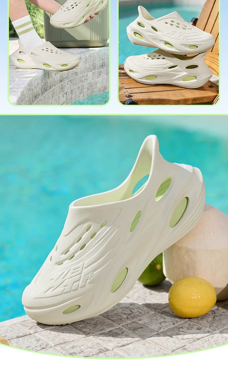 Qiaodan Mens Perforated Clogs, Non-Slip — Fashion on G+ Market