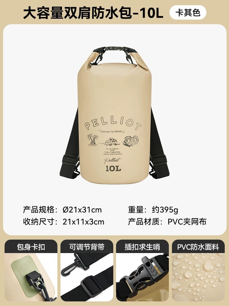Pelliot IPX6 Waterproof Dry Bag Backpack, 10L and 20L photo 6