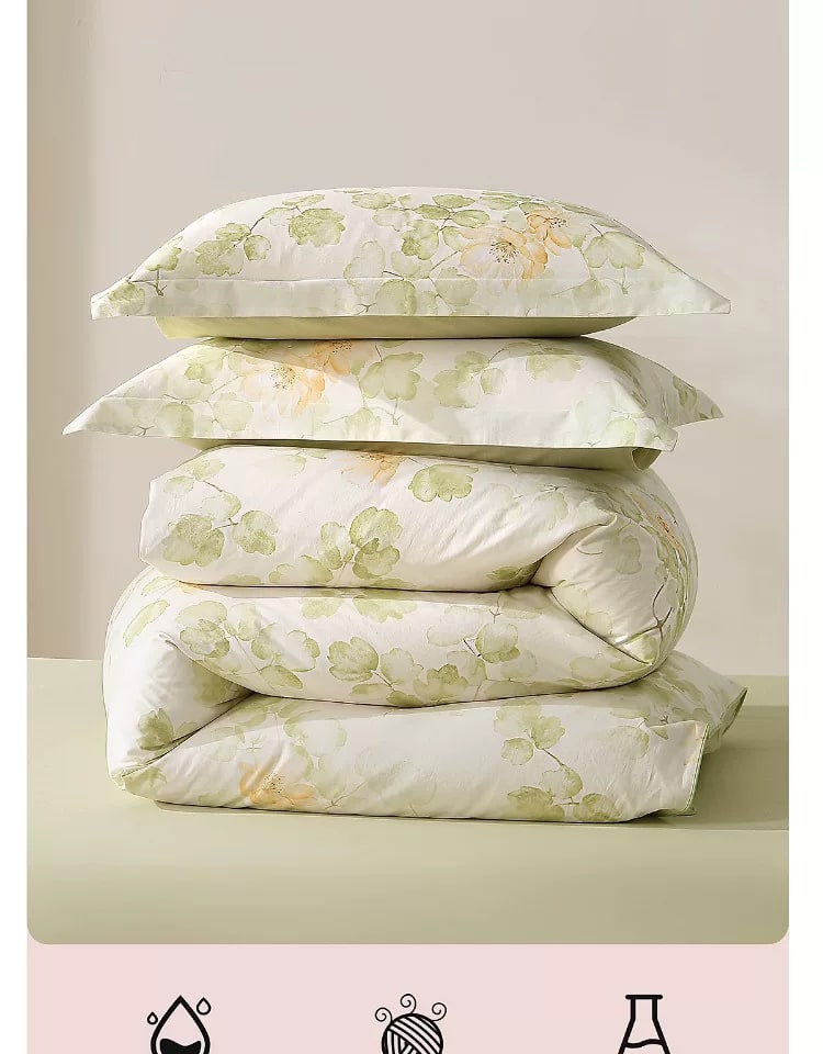 Four-Piece Cotton Floral Bedding Set — Home & Furniture on G+ Market