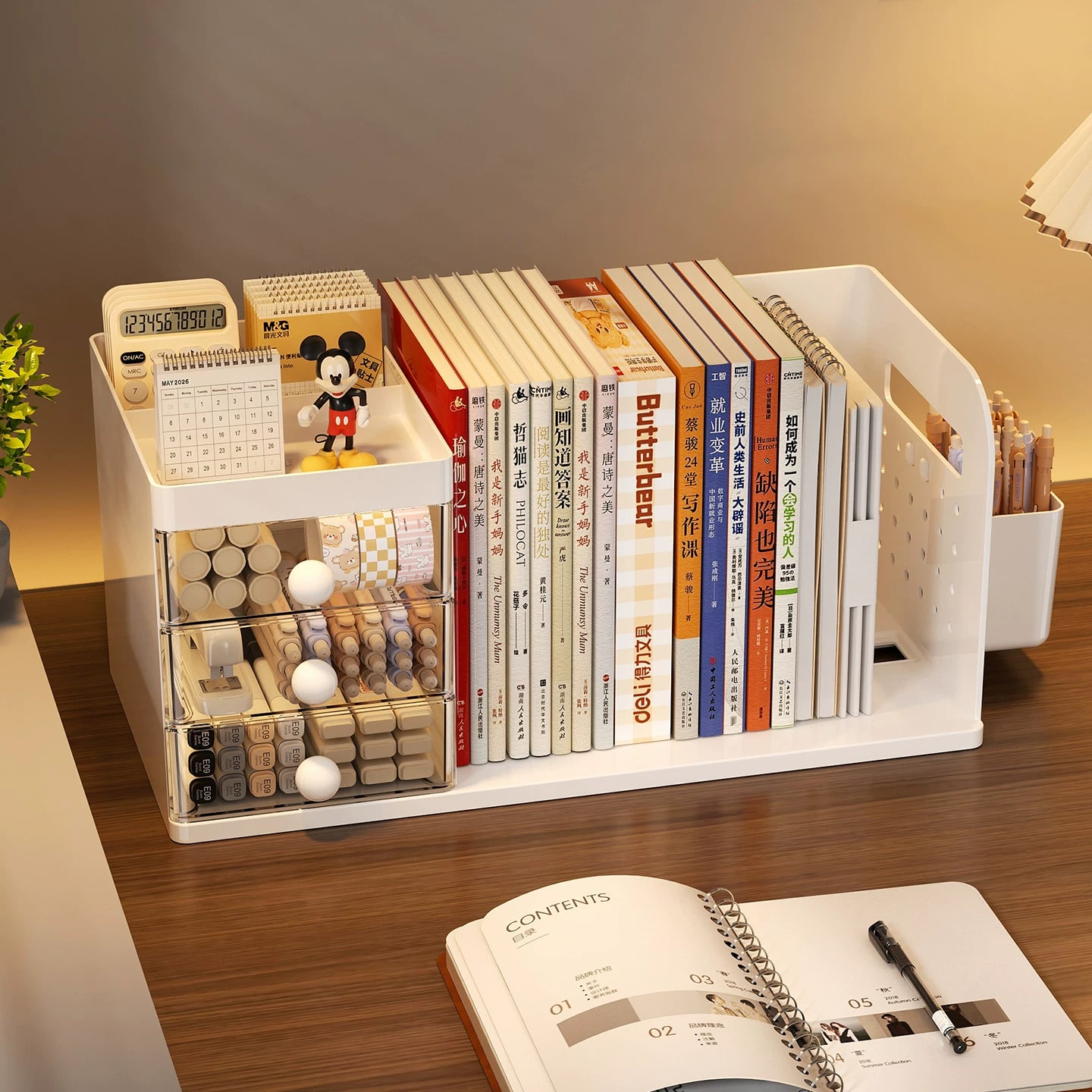 Clear Desktop Book Stand Organiser photo 6