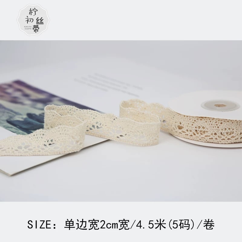 Natural Cotton Lace Trim Ribbon — Fashion on G+ Market