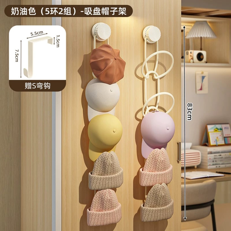 Five-Ring Suction Hat Hanger Sets photo 3
