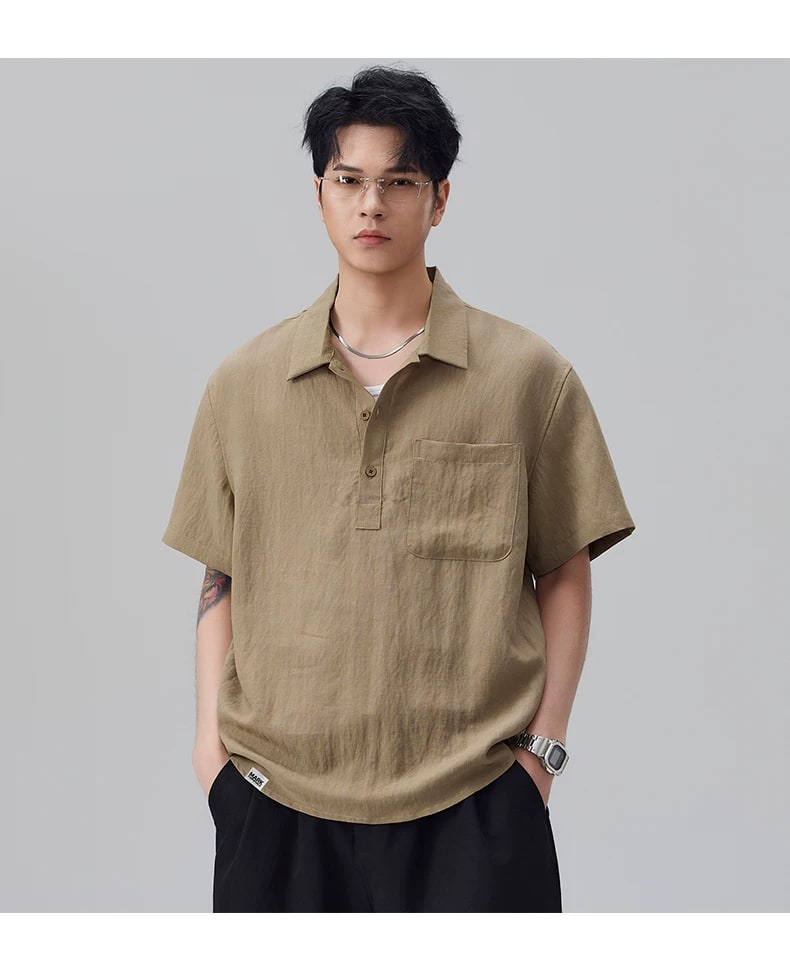 Men's Relaxed Short-Sleeve Pullover Shirt — Single or 2-Pack photo 3