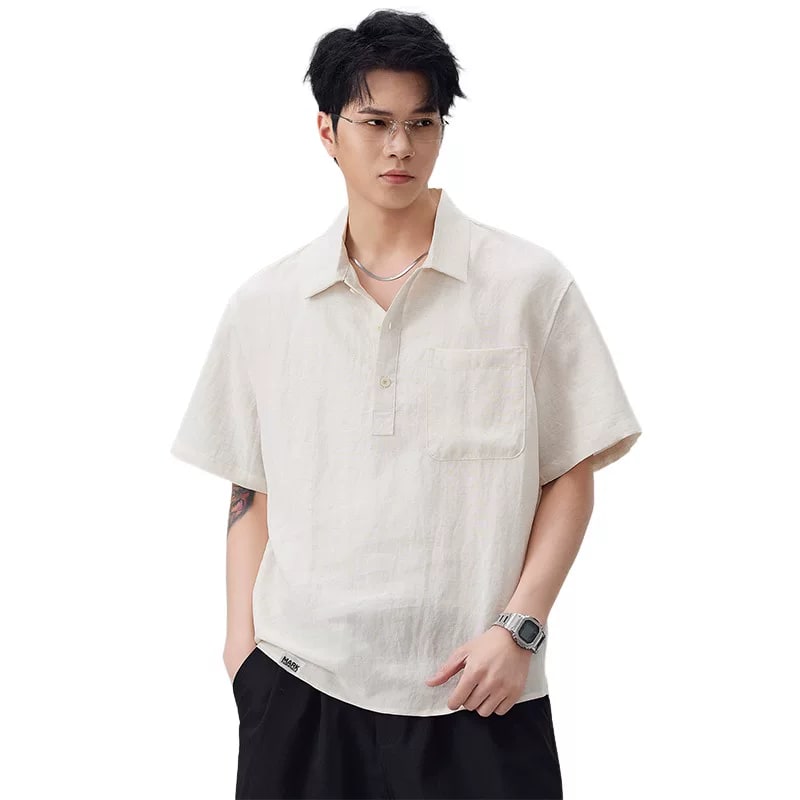 Men's Relaxed Short-Sleeve Pullover Shirt — Single or 2-Pack — Fashion on G+ Market