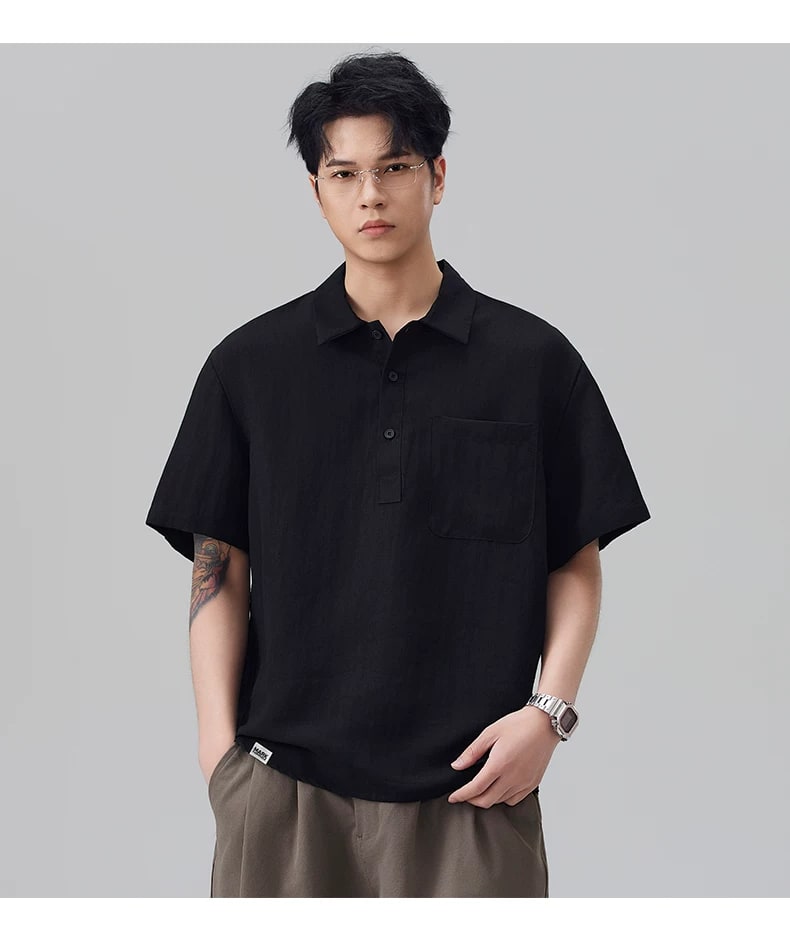 Men's Relaxed Short-Sleeve Pullover Shirt — Single or 2-Pack photo 5