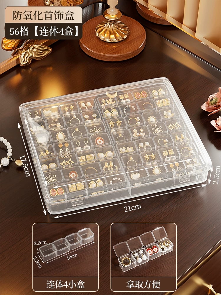 Clear Compartment Jewellery Storage Box photo 6