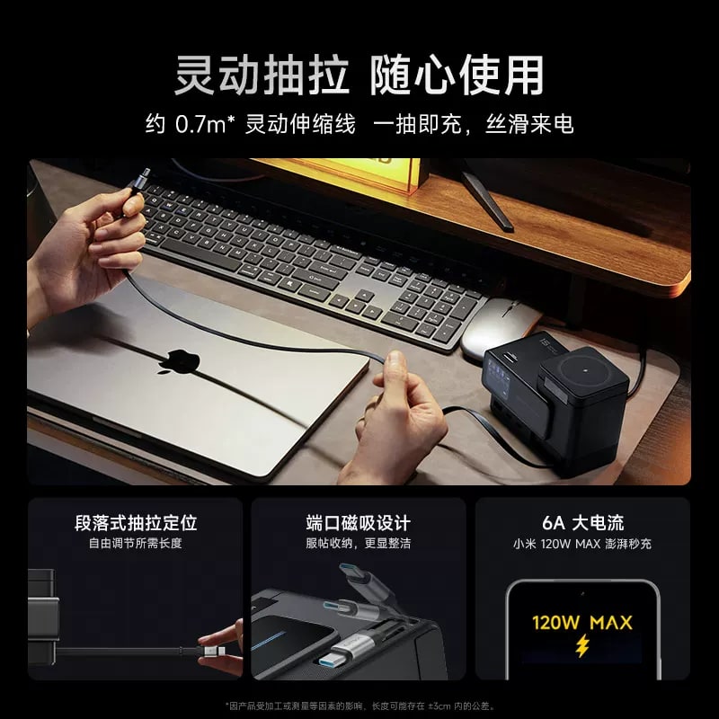 CUKTECH TA1406 140W 6-in-1 Desktop GaN Charging Station photo 6