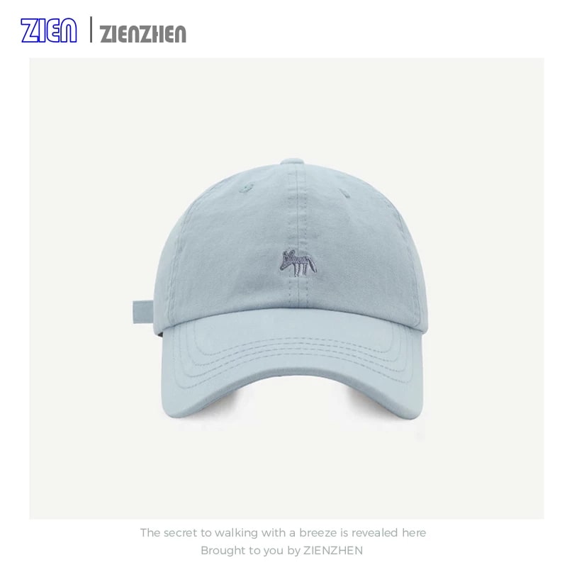 ZIEN Fox Embroidered Curved-Brim Baseball Cap — Fashion on G+ Market
