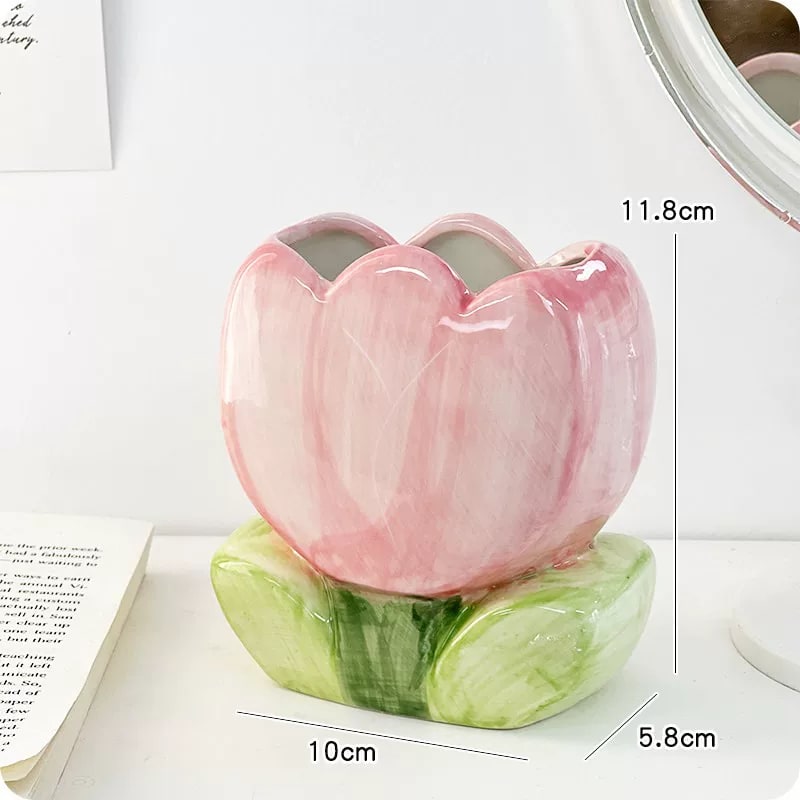 Ceramic Flower Desk Pen Holder — Home & Furniture on G+ Market