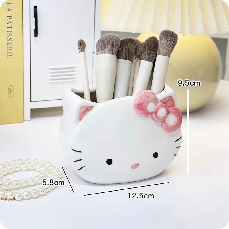 Ceramic Flower Desk Pen Holder photo 6