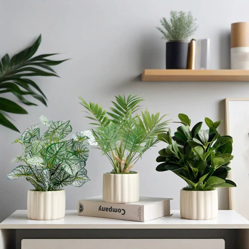 Artificial Foliage Leaf Stems for Vases and Planters photo 2