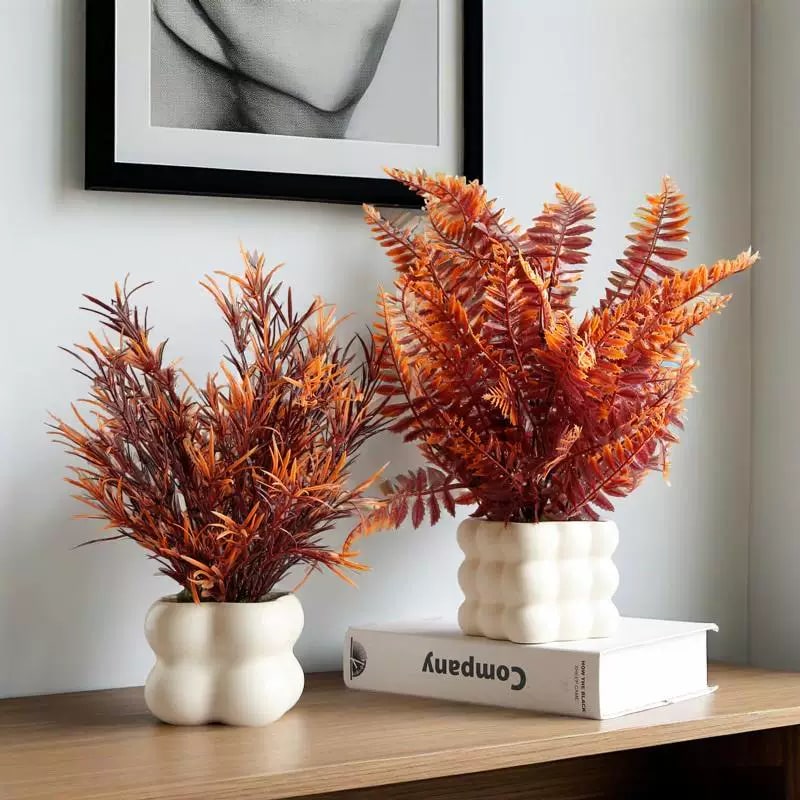 Artificial Foliage Leaf Stems for Vases and Planters photo 5