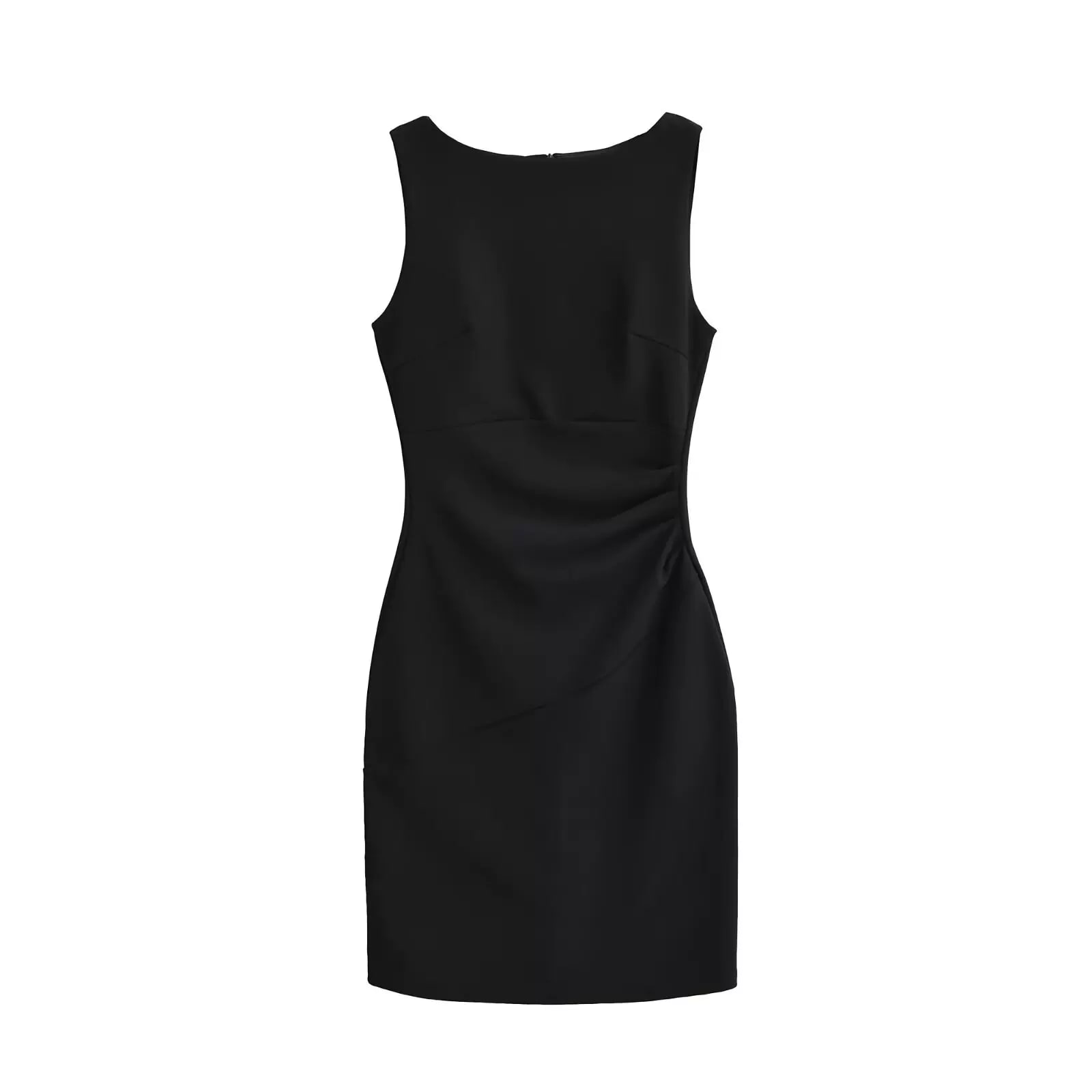 Women's Sleeveless Ruched Bodycon Mini Dress photo 2