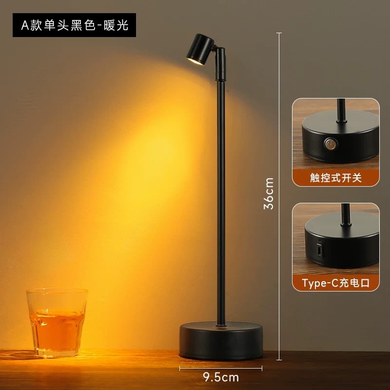 Cordless Rechargeable LED Spot Table Lamp photo 3