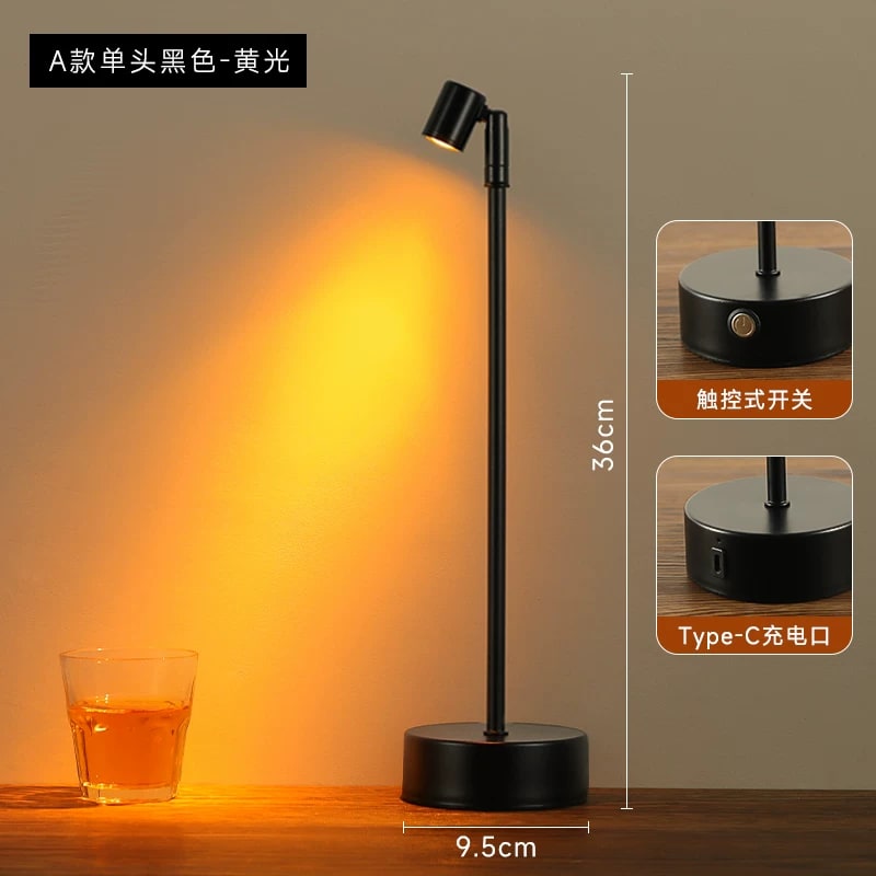 Cordless Rechargeable LED Spot Table Lamp photo 4