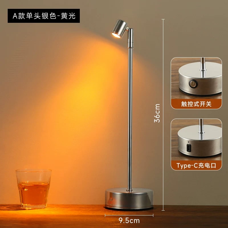 Cordless Rechargeable LED Spot Table Lamp photo 2