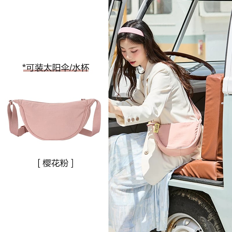 Semir Crescent Nylon Crossbody Shoulder Bag photo 2