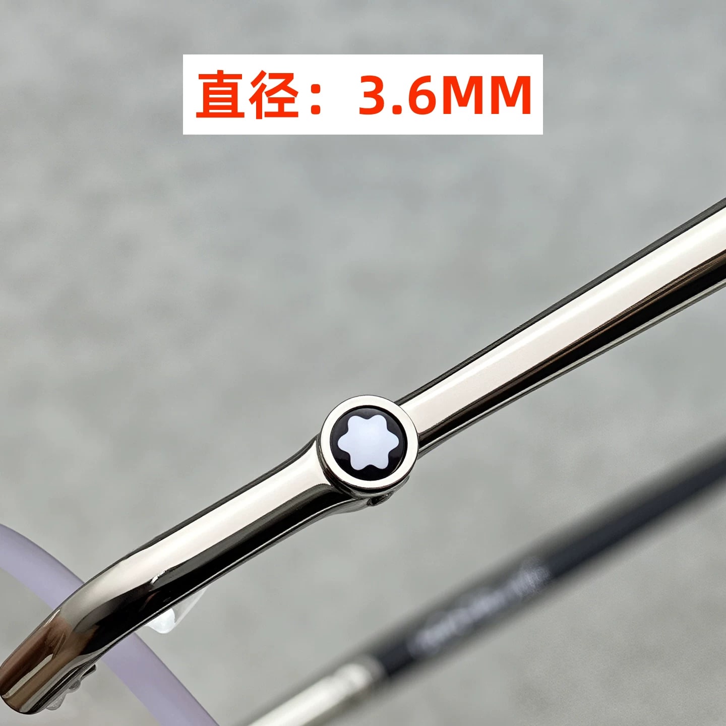 Six-Point Star Eyeglass Frame Emblem with Adhesive photo 2