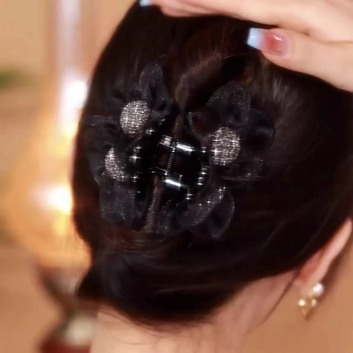 Flower Hair Claw Clip photo 3