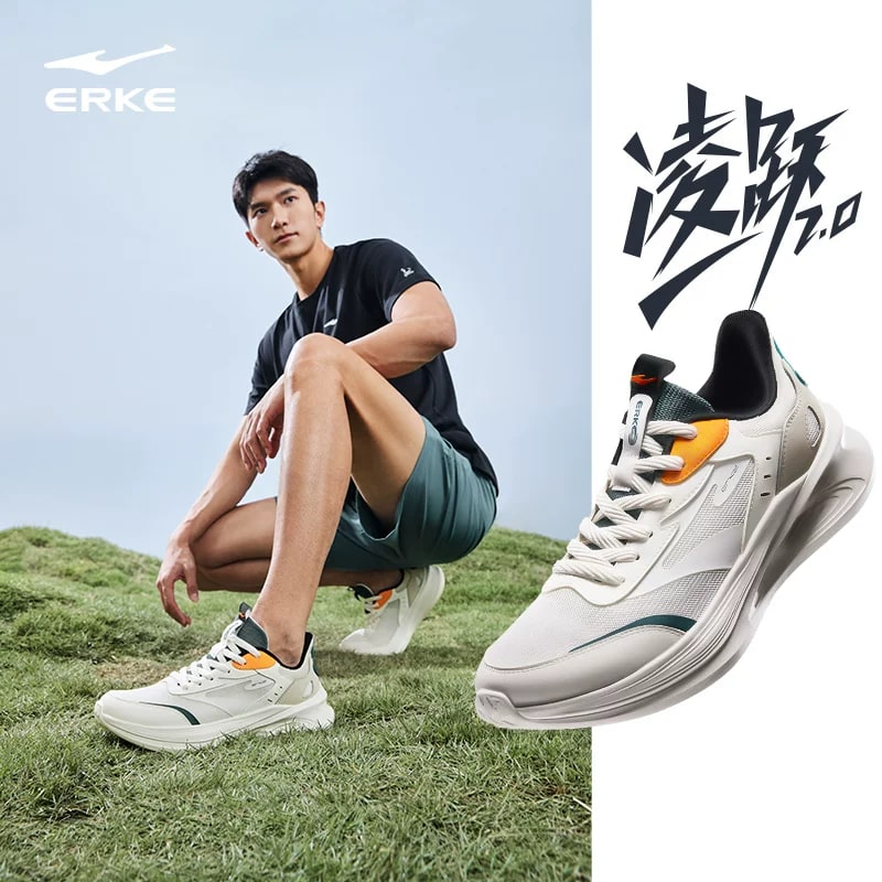 ERKE Men's Lightweight Running Shoes photo 3