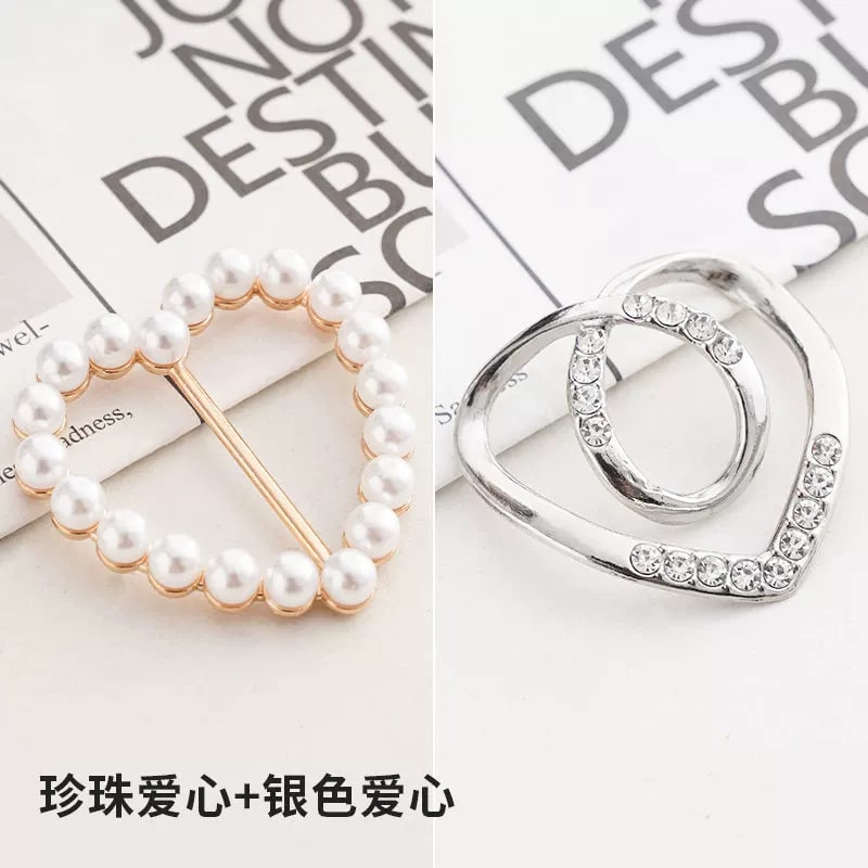 Pearl Scarf and Shirt Styling Ring Set photo 3