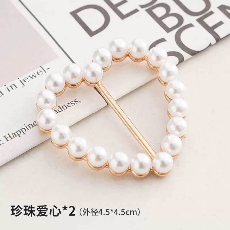 Pearl Scarf and Shirt Styling Ring Set photo 6