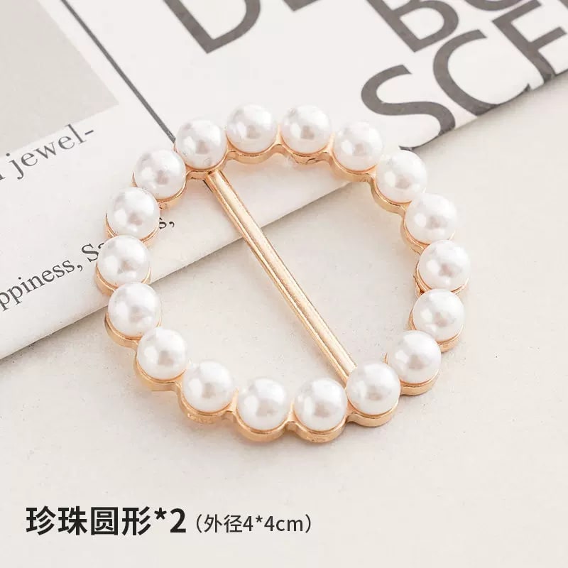 Pearl Scarf and Shirt Styling Ring Set photo 5
