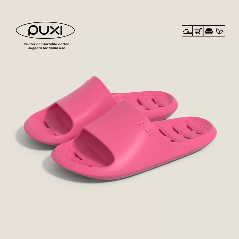 PUXI Quick-Dry Bathroom Slide Slippers photo 3