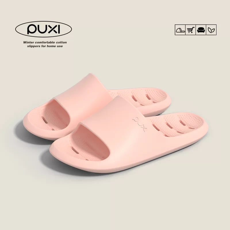 PUXI Quick-Dry Bathroom Slide Slippers photo 2