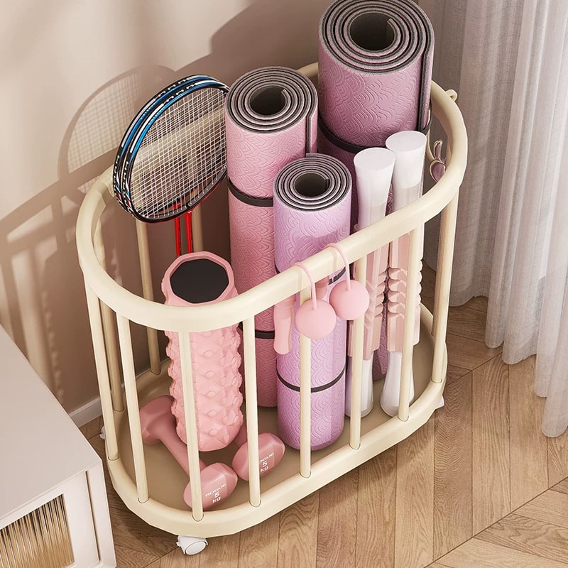 Wheeled Yoga Mat and Sports Equipment Rack — All products on G+ Market