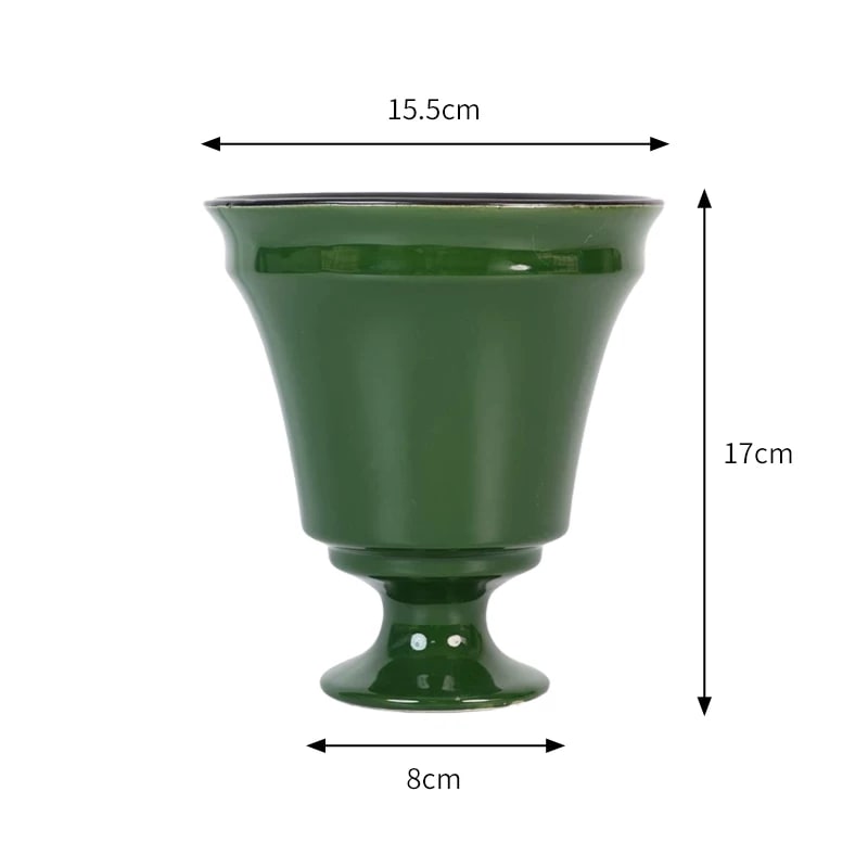 Nordic Ceramic Trumpet Vase on a Tall Foot — Home & Furniture on G+ Market
