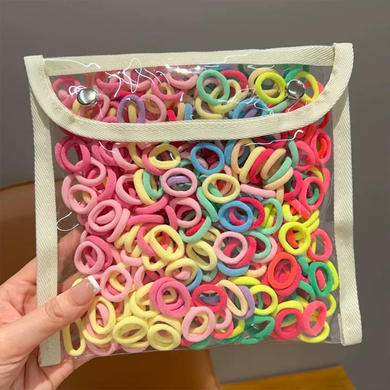 Soft Towel Hair Ties Multipack photo 5