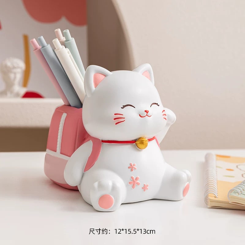 Resin Character Pen Pot, Desk Ornament photo 5