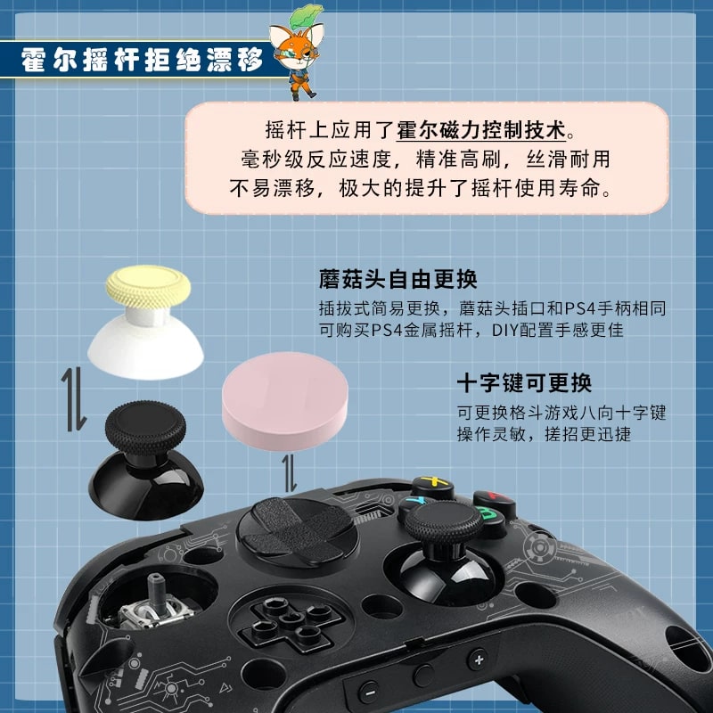 SOUNDFOX Wireless Game Controller for PC, Switch and Mobile - Gaming… photo 6