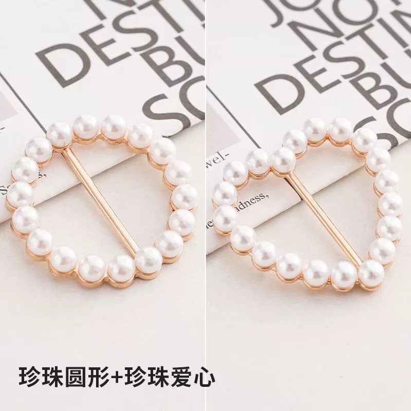 Pearl Shirt and Scarf Styling Ring Set photo 2