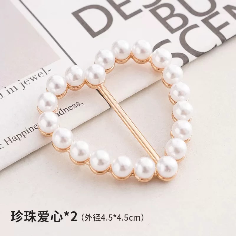 Pearl Shirt and Scarf Styling Ring Set photo 6