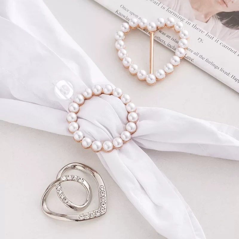 Pearl Shirt and Scarf Styling Ring Set — Fashion on G+ Market