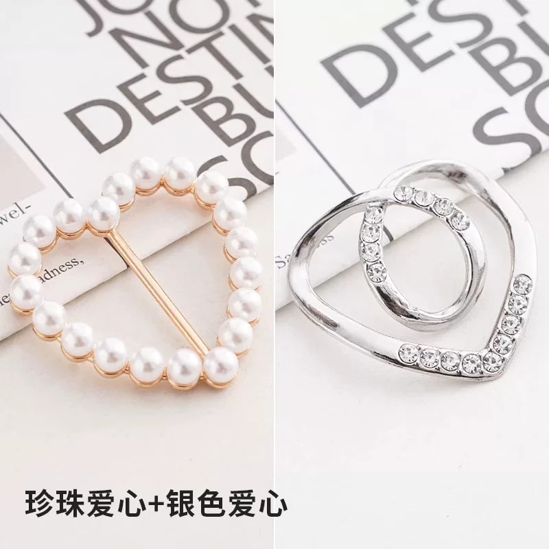 Pearl Shirt and Scarf Styling Ring Set photo 4
