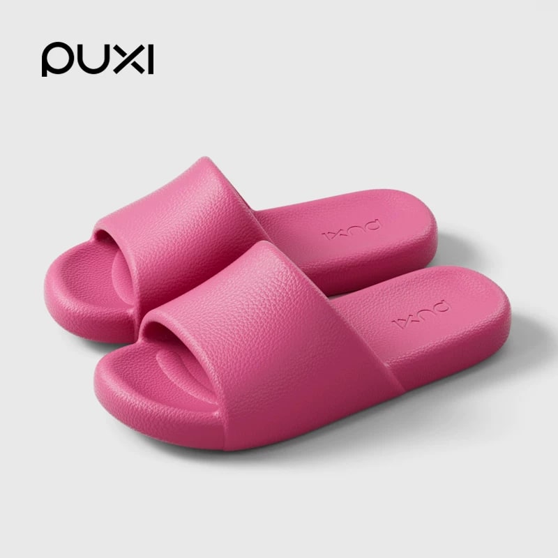 PUXI Quiet-Step Cushioned Home Slides photo 2