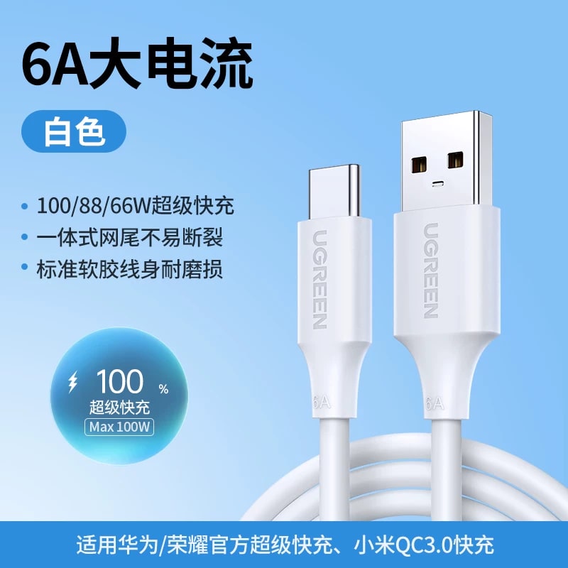 UGREEN US253 100W USB-C Fast-Charging Cable Range